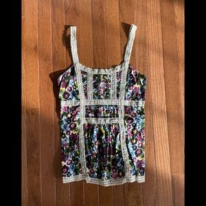 Beautiful Floral Lace Detailed Top Anthropologie